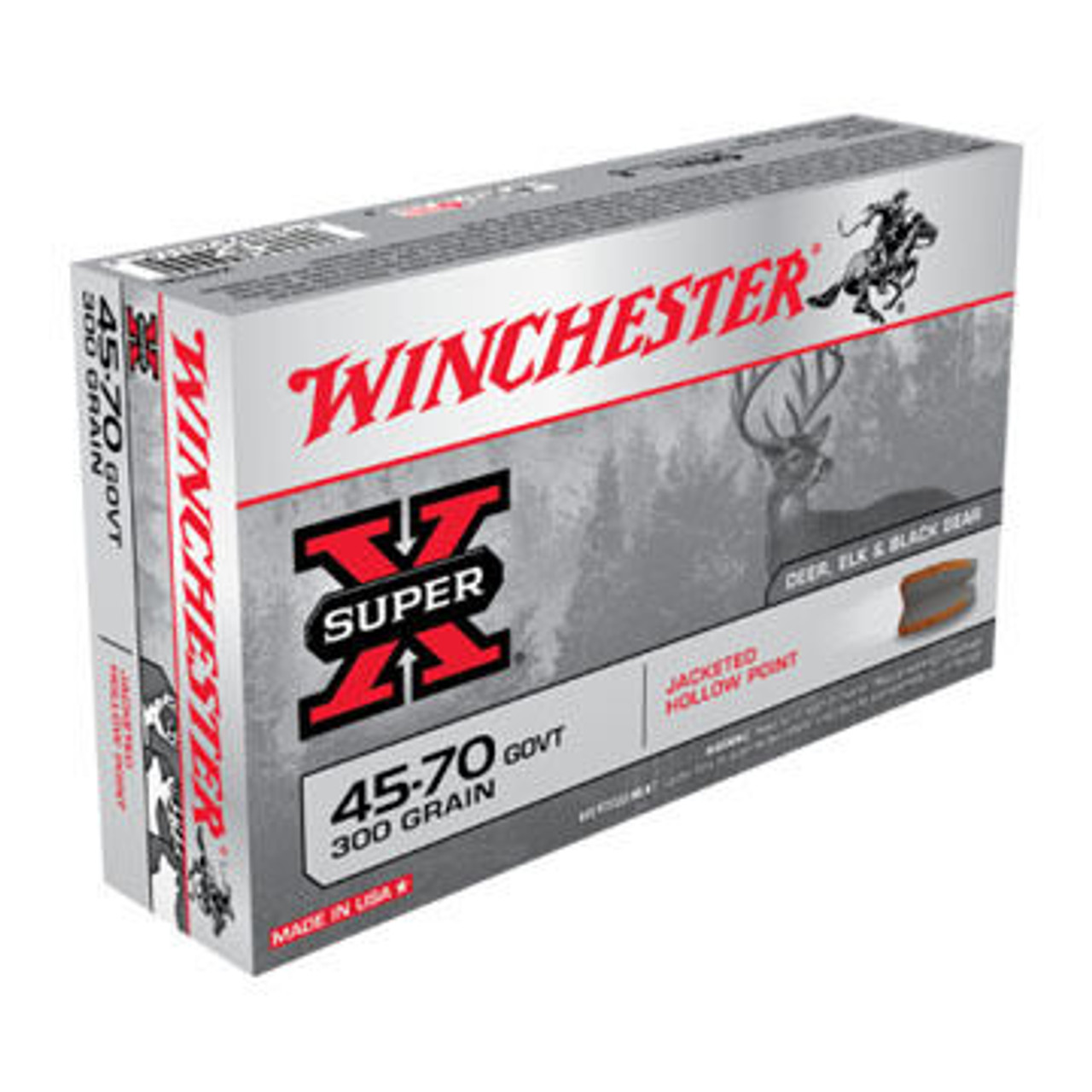 Winchester Super-X 45-70 Government 300 Grain JHP Rifle Ammo (20)