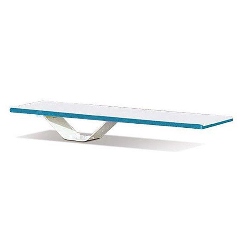 S.R. Smith - 6' Frontier II Diving Board with Frontier II Stand, Marine Blue/White