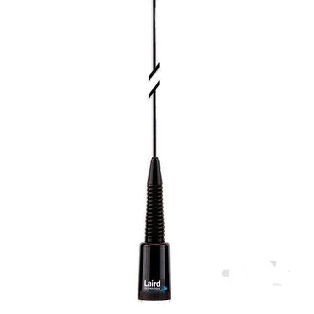 LAIRD BB1322WS 132-174MHz 1/2wave Wideband Mobile Load Coil Antenna.Features 2.4dB Gain, Requires No Ground Plane and Is Field Tunable.Order NMO