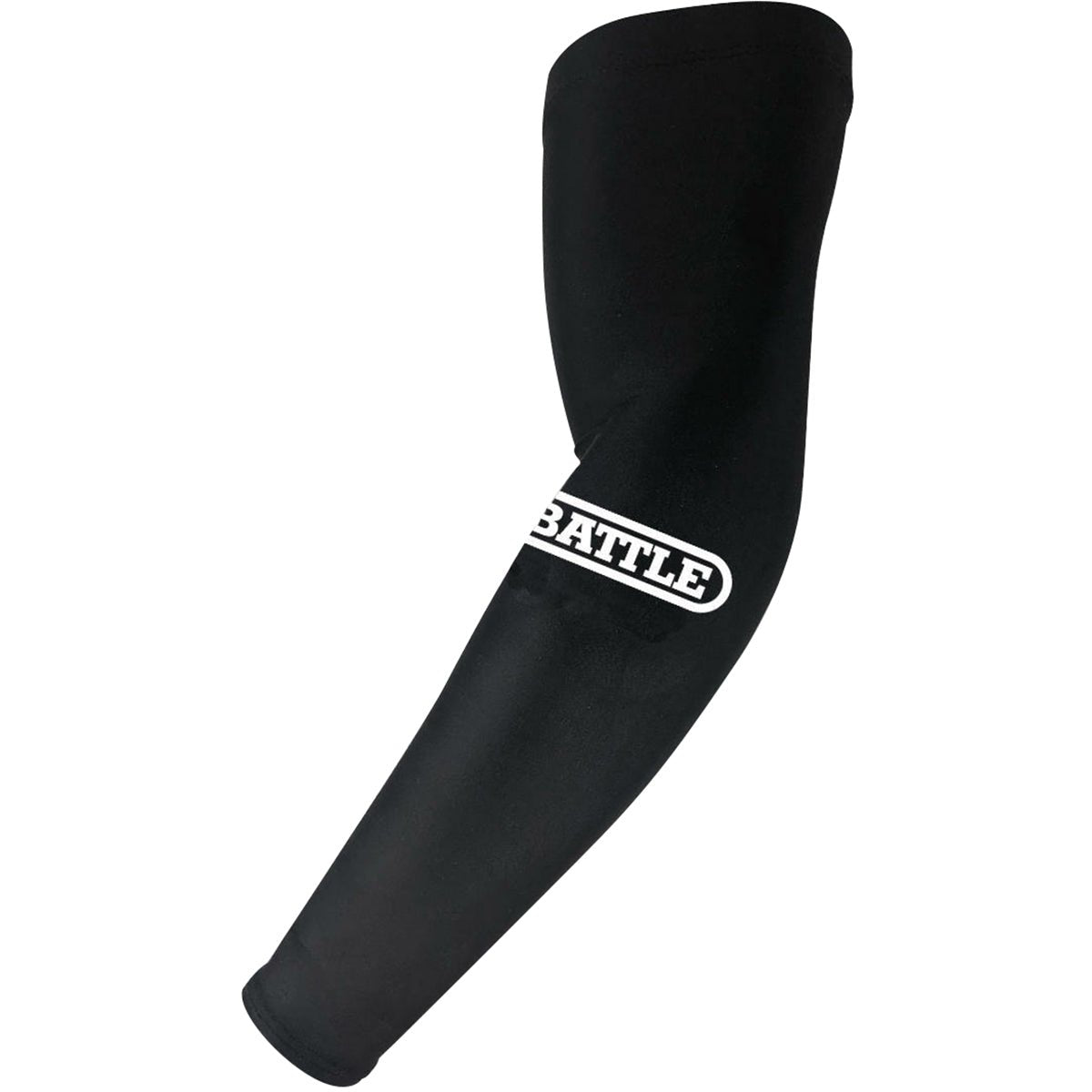 Battle Sports Adult Performance Football Full Arm Sleeves - Black/White
