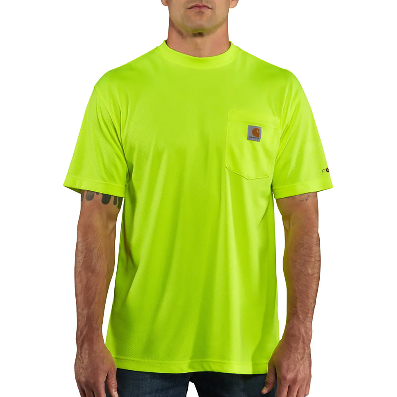 Carhartt Men’s Force Enhanced S/S T-Shirt - Bright Lime