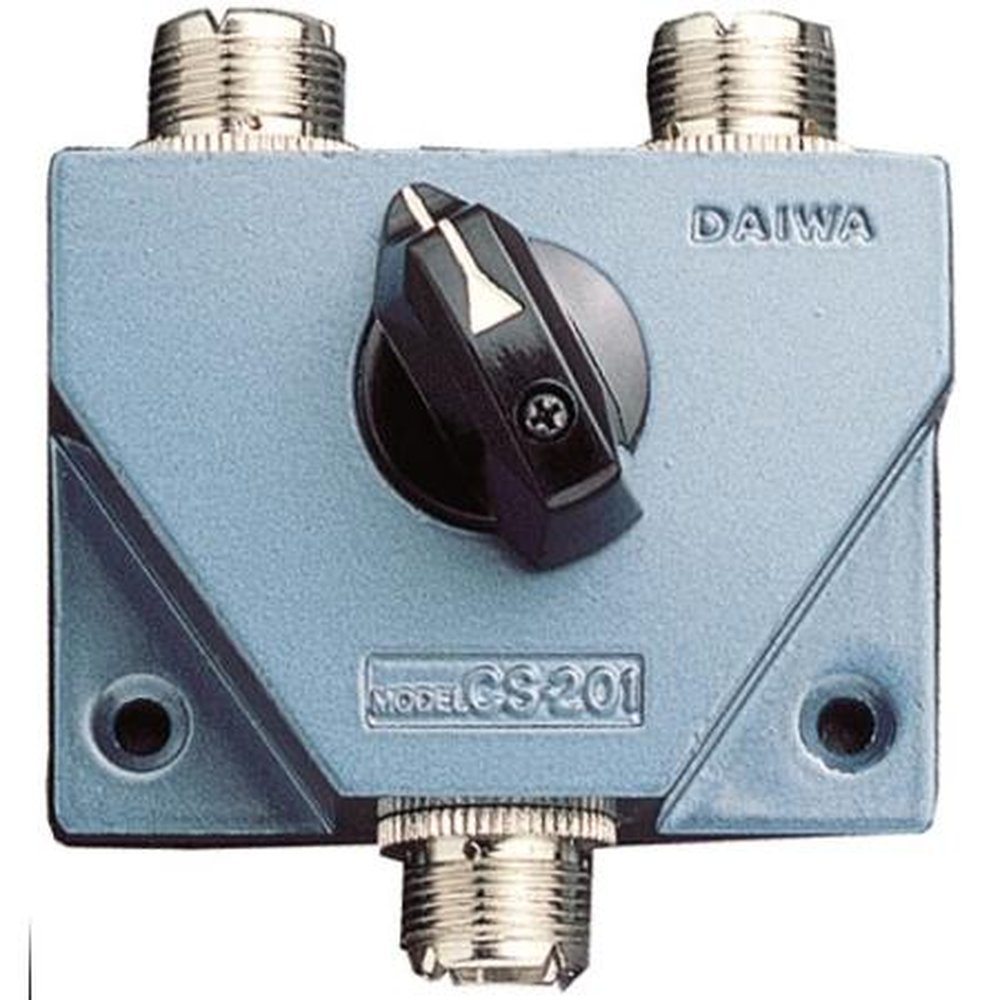 NEWMAR CS-201 S.p.d.t Coaxial Switch.Allows Manual Selection of One of Two Antennas with a Single Radio or Vice-Versa.1kW Cont., 50 Ohm, 600Mhz