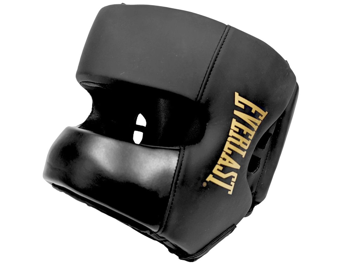 Everlast Elite 2 Training Headgear - L/XL - Black/Gold