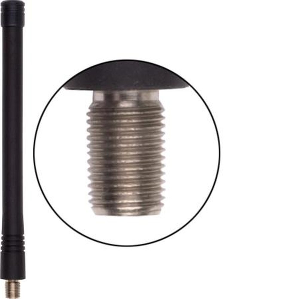 LAIRD EXB150HT 150-162 Mhz 6" Portable Antenna.Injection Molded with 5/16-32 X 1/2 Connector for Motorola HT200, MT500 and Uniden Aph, Apl, Apu