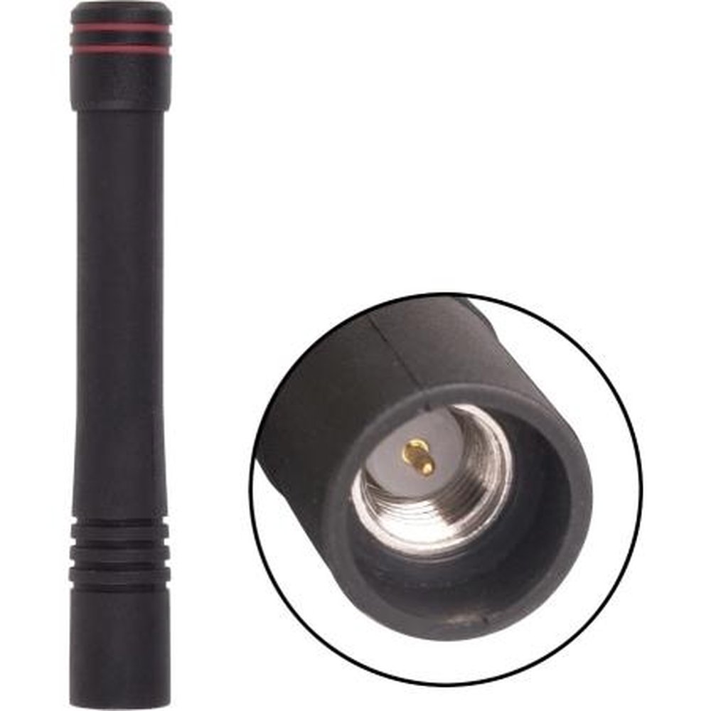 LAIRD EXD450SMV 450-470 Mhz 3.3" Injection Molded Portable Antenna with Vertex SMA Connector
