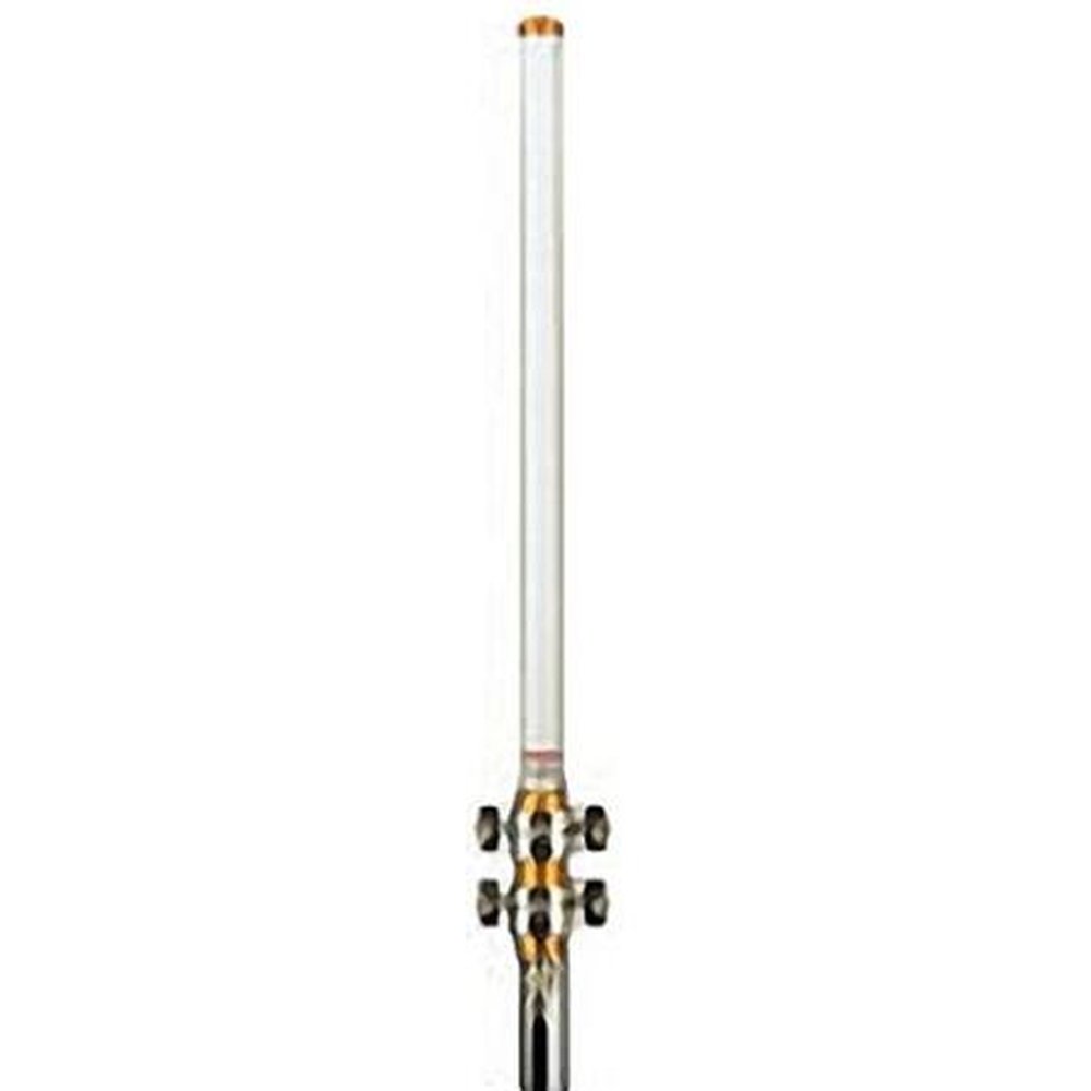 TE FG1480 148-152MHz Unity Gain Antenna.Enclosed in Fiberglass Radome with an Gold Anodized Support Pipe.N Female Term.Order 65724 or 69293 Clamp