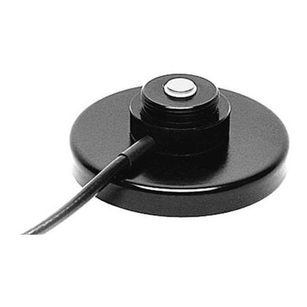 TE GB8PI Black Chrome Plated Magnetic Mt with 12 Feet RG58A/U Cable and Installed PL259 Connector.for Use with Antennas in the 0-1000 Mhz Range