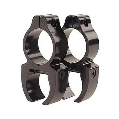 Rifleman Rimfire See-Thru Detachable 1" Ring Mount Medium, Gloss Black