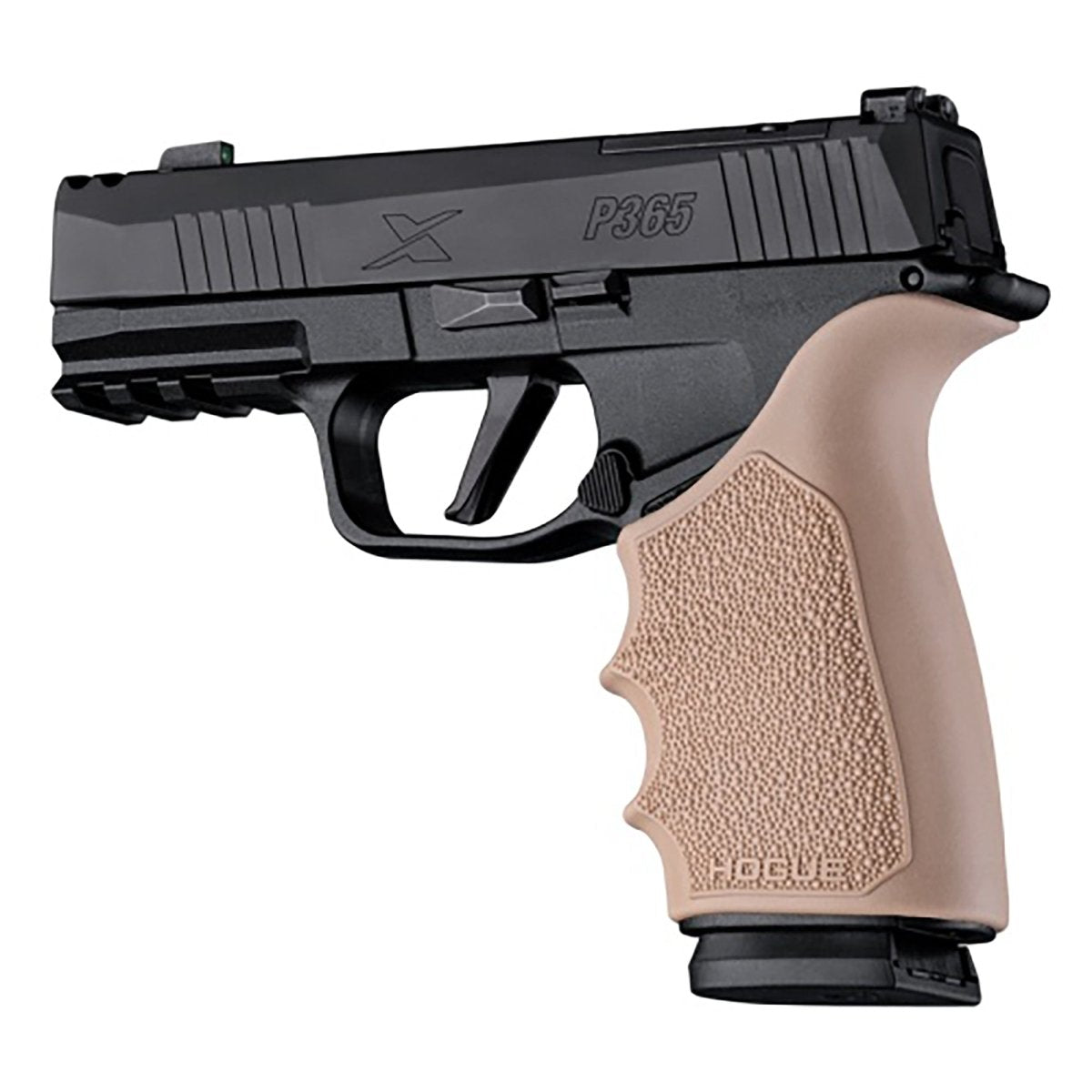 Hogue HandALL Beavertail Grip Sleeve for Sig Sauer P365-Xmacro - Flat Dark Earth