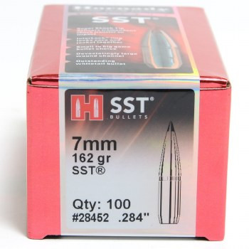 Hornady SST 7mm 162 gr Bullets-100cnt