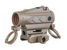 Sig Sauer Romeo4T 1x20mm Compact Red-Dot Sight, 0.5 MOA Ballistic Circle Dot Reticle, Flat Dark Earth