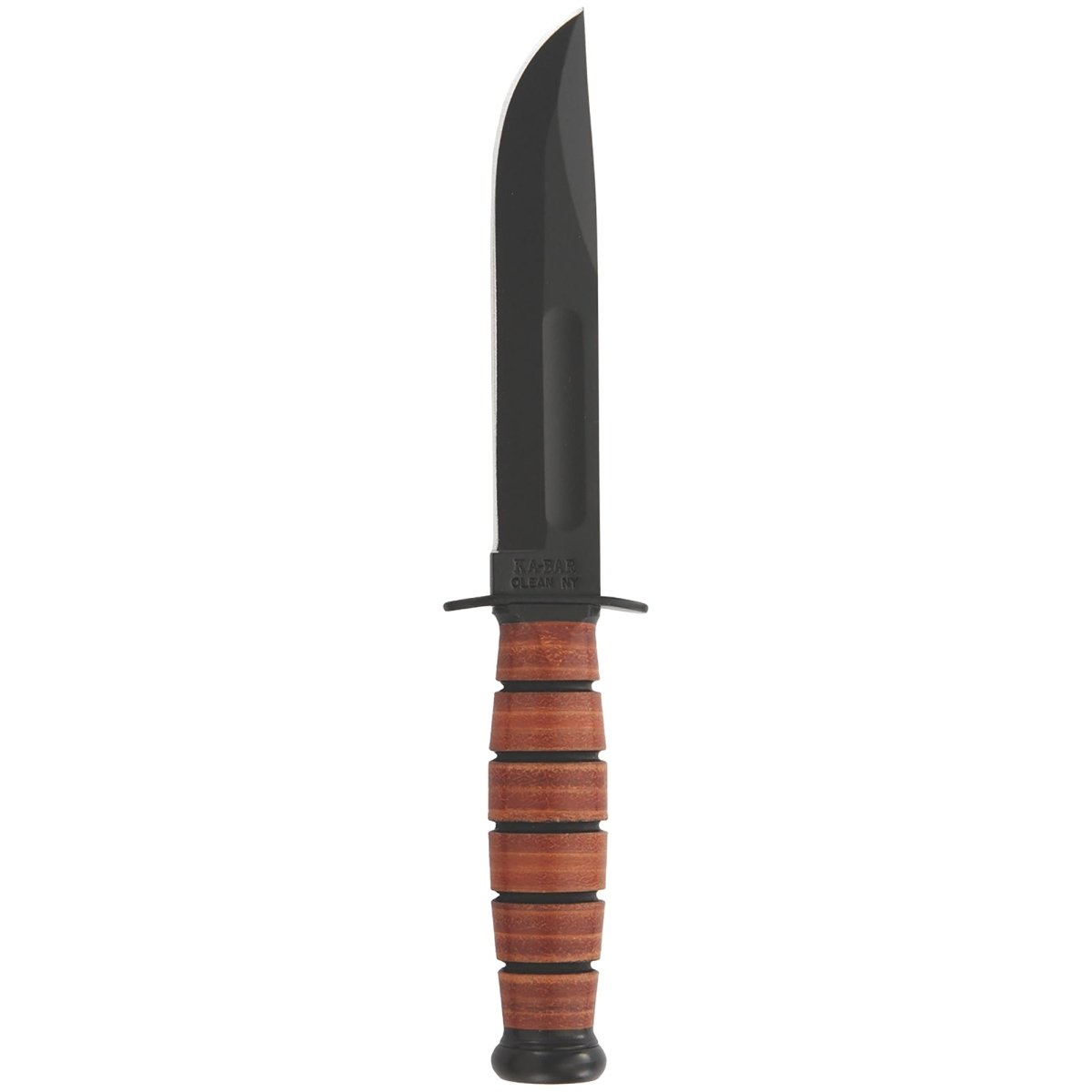 KA-BAR 5.25" Fixed Blade Short Fighting/Utility Knife w/ Sheath - Brown