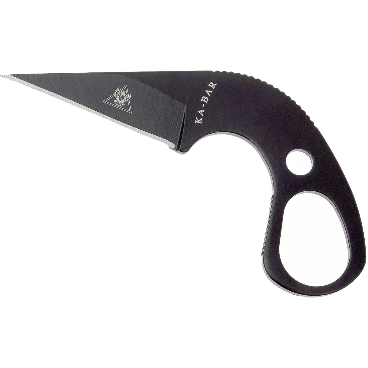 KA-BAR TDI Last Ditch Drop Point Knife w/ Sheath and Cord - Black