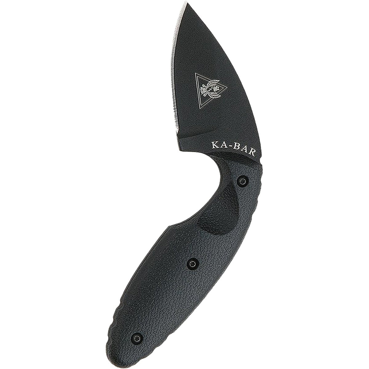 KA-BAR Original TDI Last Option Knife w/ Sheath and Belt Clip - Black