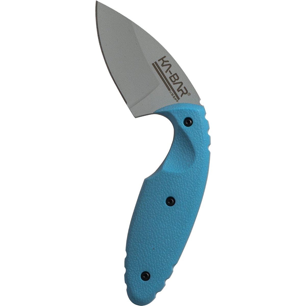 KA-BAR 2.313" Fixed Blade TDI Astro MP Knife w/ Sheath and Belt Clip- Astro Blue
