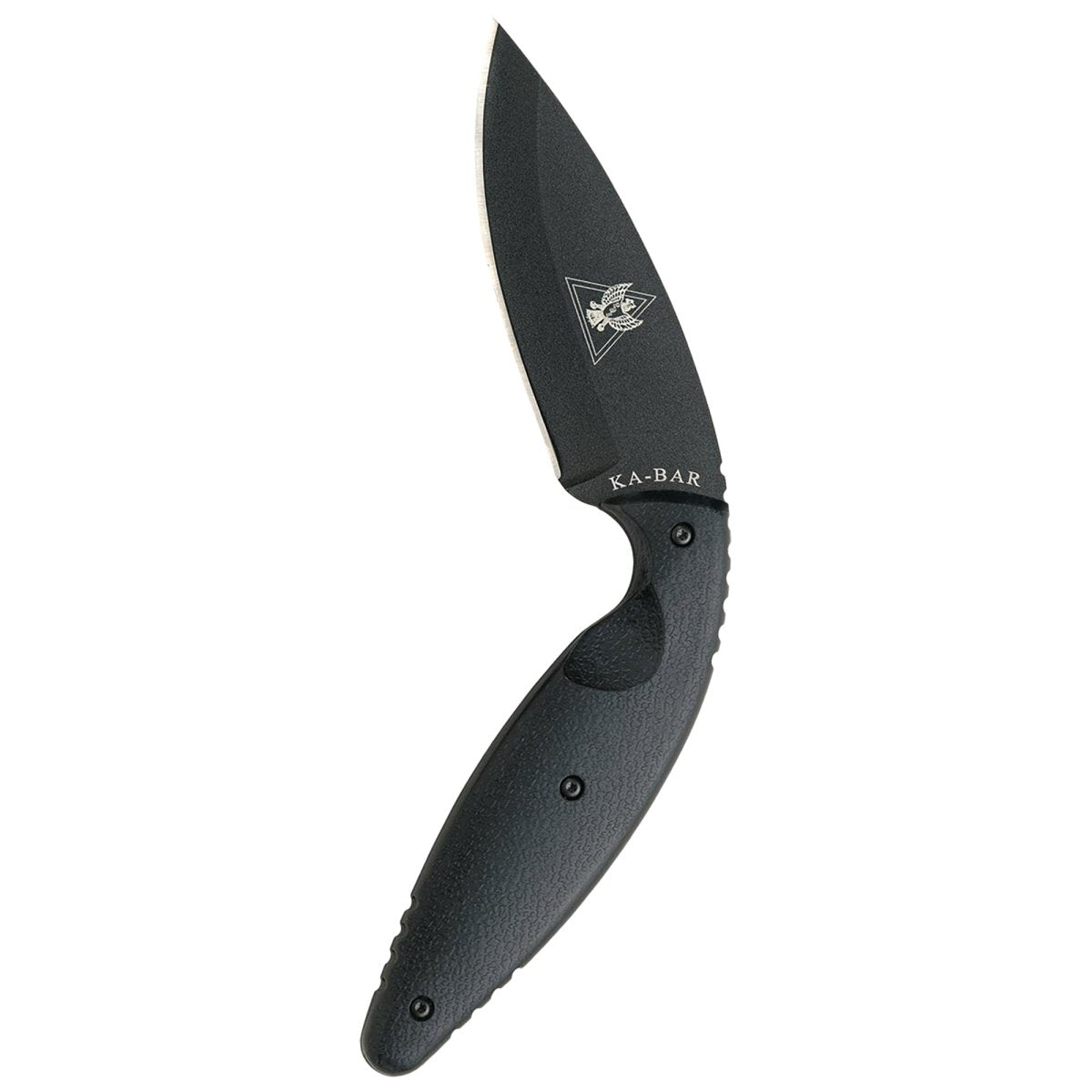 KA-BAR 3.688" Fixed Blade Large TDI Knife w/ Sheath - Black