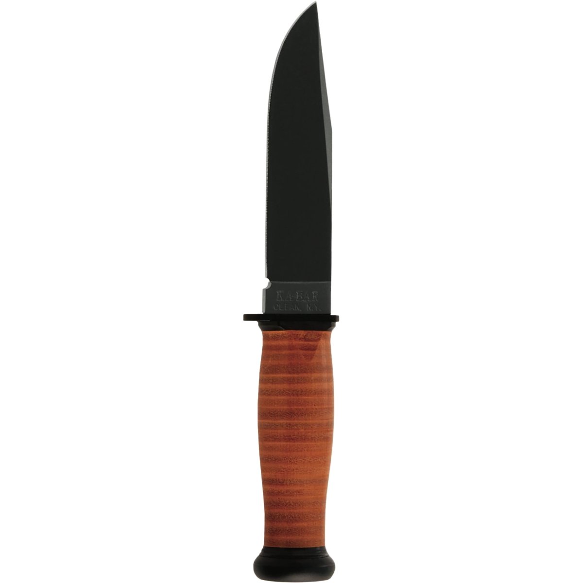 KA-BAR 5.125" Fixed Blade Mark I Knife w/ Sheath - Brown