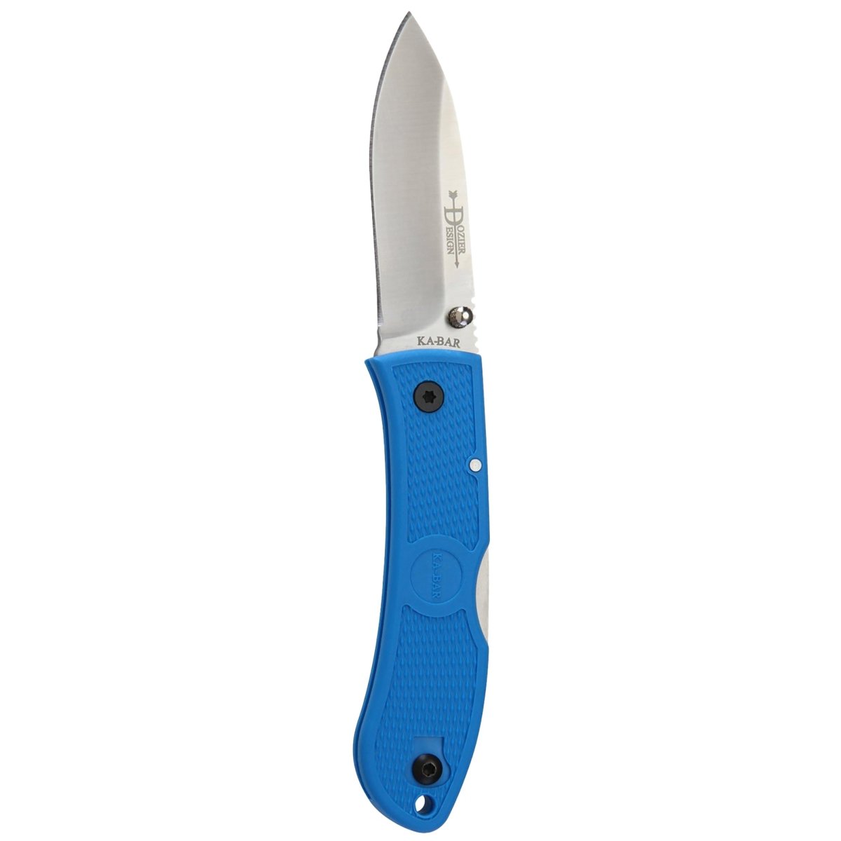 KA-BAR 3" Blade Dozier Folding Hunter Knife - Blue