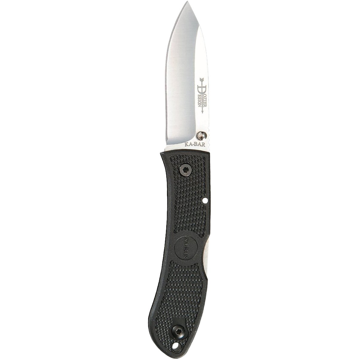 KA-BAR 3" Blade Dozier Folding Hunter Knife - Black