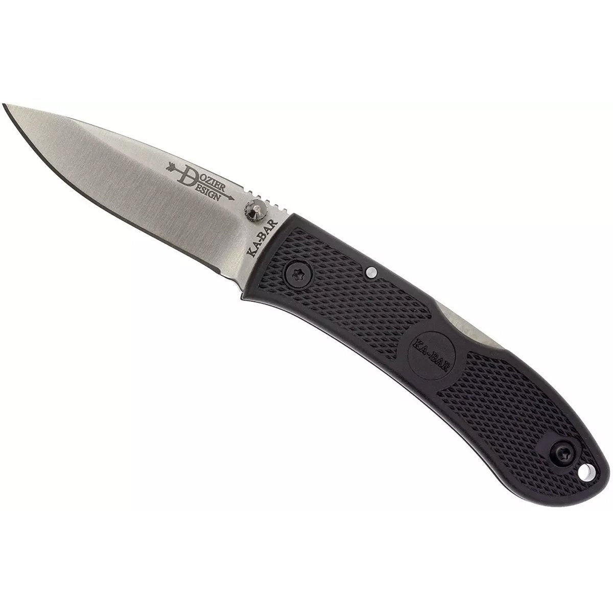 KA-BAR 2.38" Blade Dozier Mini Folder Knife - Black