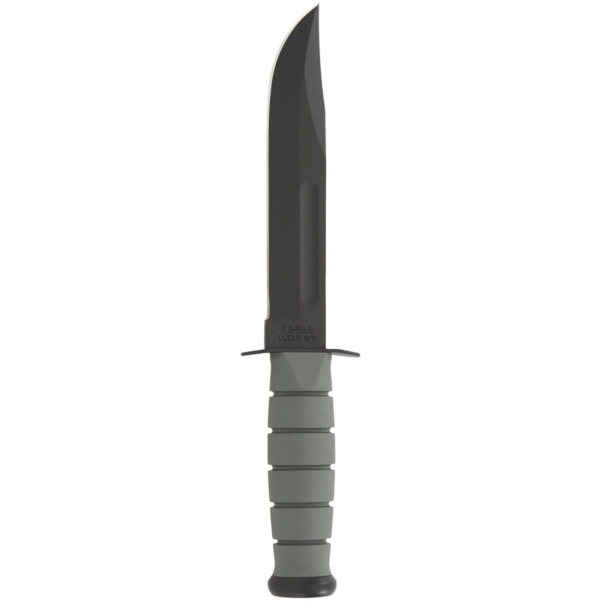 KA-BAR 7" Fixed Smooth Edge Blade Full Size Knife w/ Sheath - Foliage Green