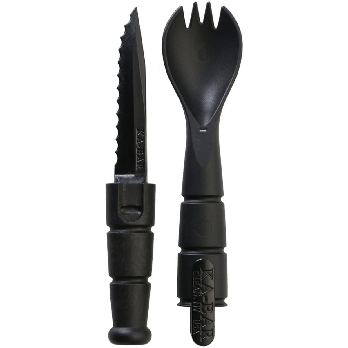 KA-BAR Spork and Knife Combo - Black