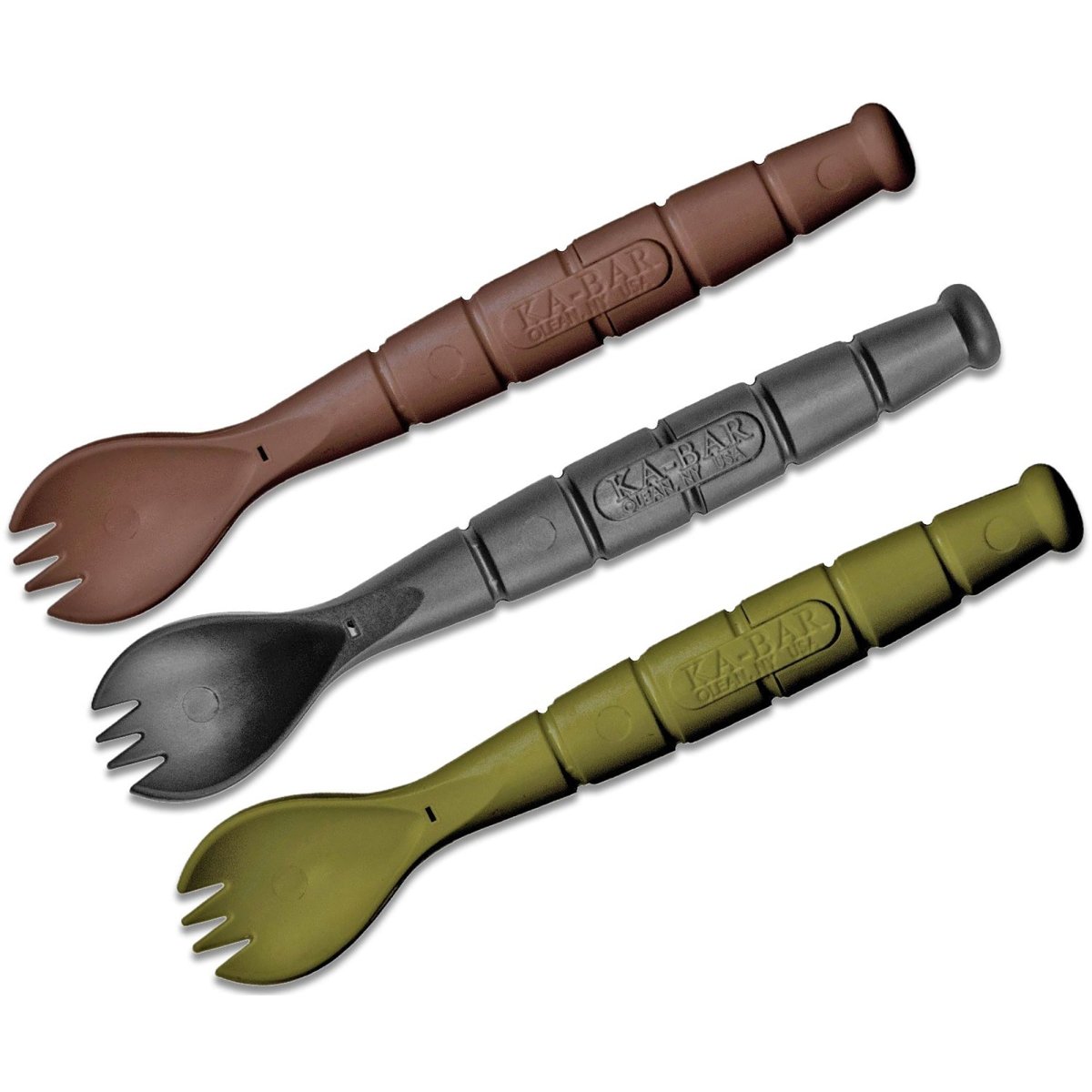 KA-BAR Field Kit Spork Set 3-Pack - Multicolor