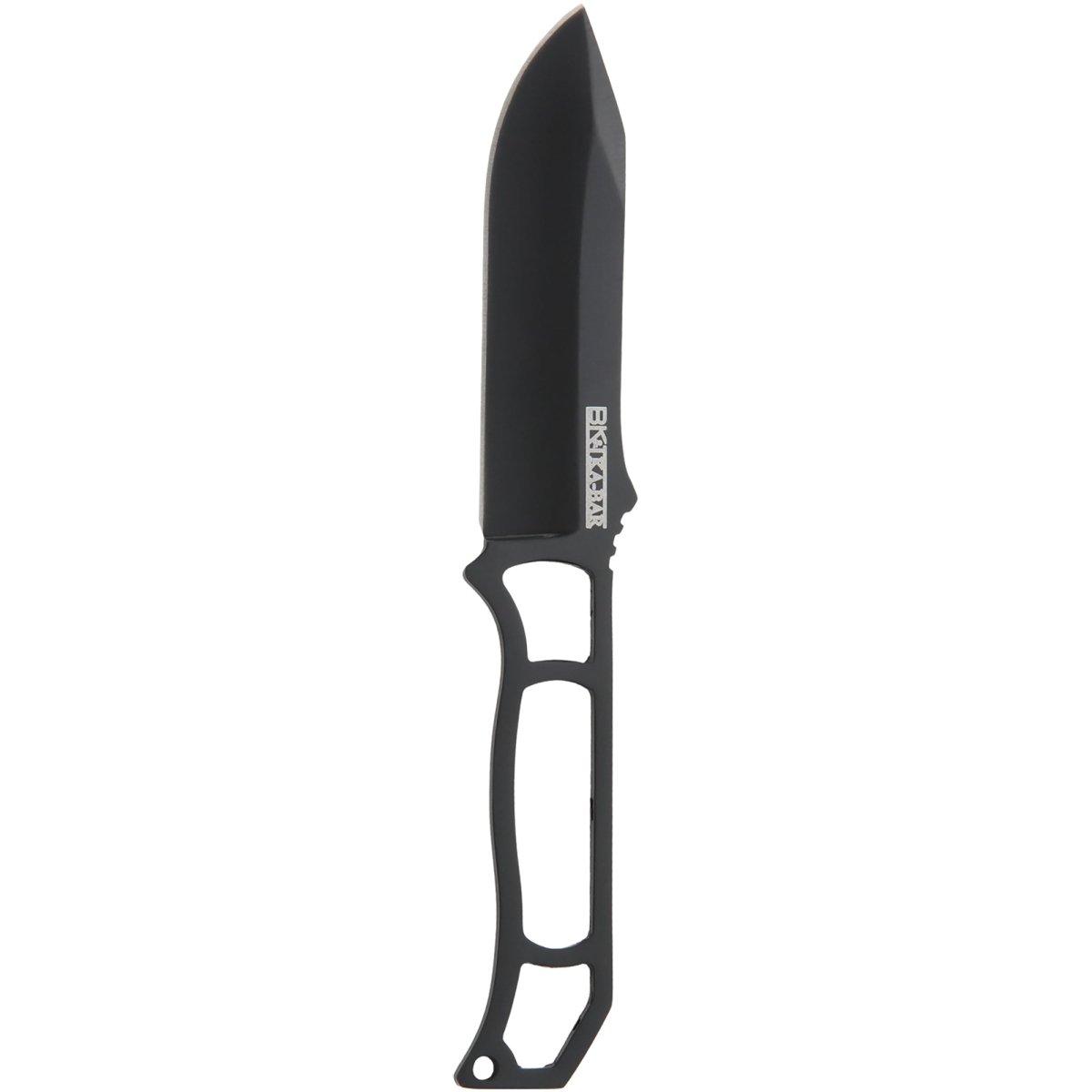 KA-BAR 3.25" Straight Edge Becker Skeleton Knife w/ Sheath - Black