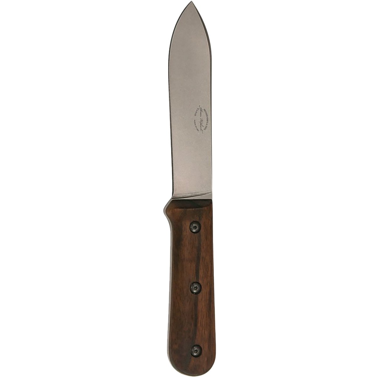 KA-BAR 5.125" Straight Edge Fixed Blade Kephart Knife w/ Sheath - Brown