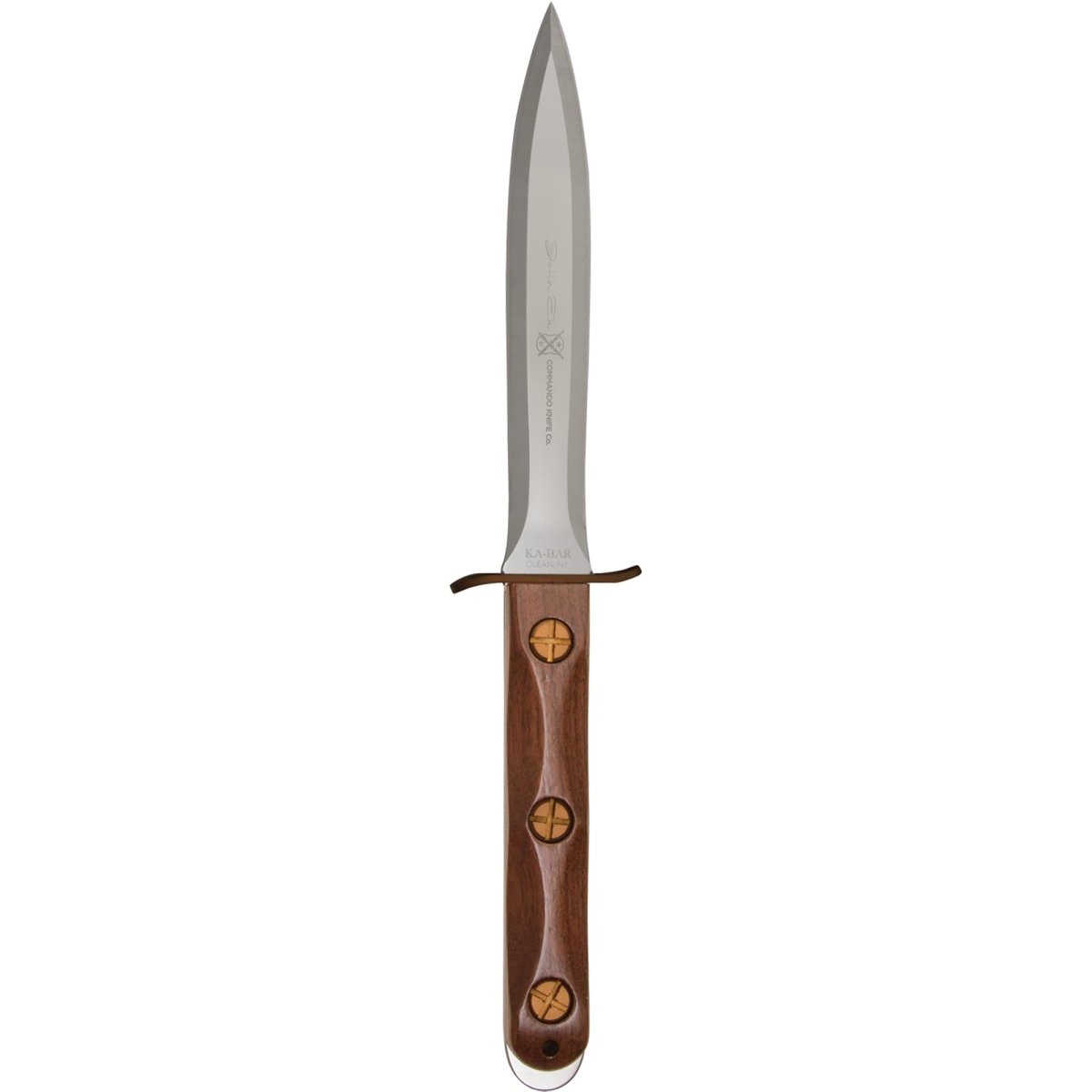 KA-BAR Ek Commando Presentation Knife w/ Sheath - Brown