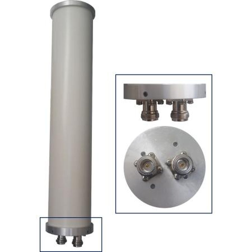 MARS MA-WO56-DP10 4.9-5.9GHz Dual Polarization Omni Directional Antenna.10 Dbi Gain.UV Protected.Point-To-Point Applications