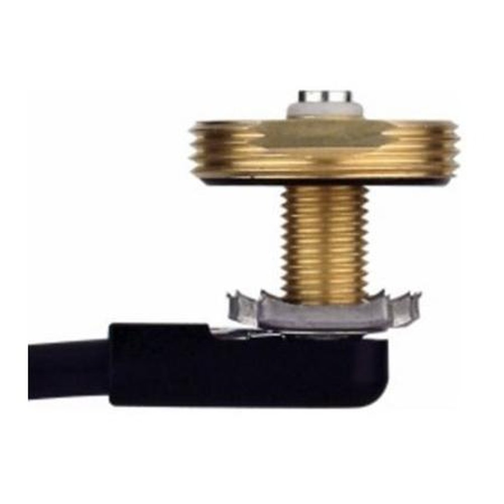 TE MABVT8U30 3/4" Brass Hole Mount for Surfaces Up to 1/2" Thick.Includes 30' RG-58U Cable.Order Connector Separately.Solid Center Conductor Cable
