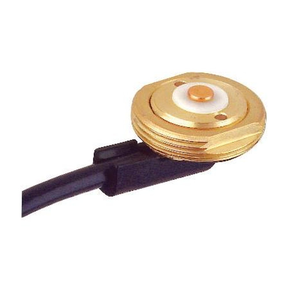 LAIRD MB8UPI 3/4" Hole All Brass Mount.Includes 17' RG58U Solid Center Cable with Installed UHF Connector.for Use with in the 0-1000 Mhz Range
