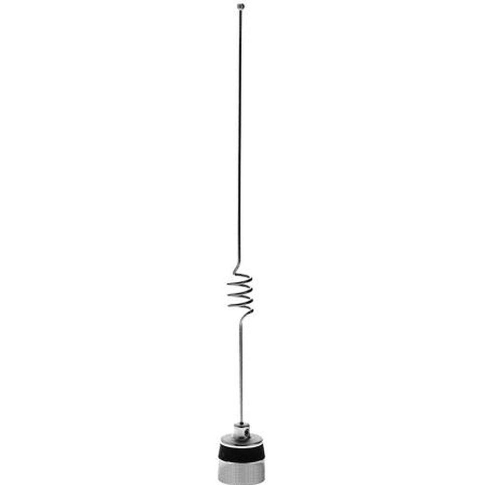 MAXRAD MUF8103 806-896 Mhz 3dB Chrome Heavy Duty Low Profile, Open Coil Antenna.Order Motorola Style Mount Seperately