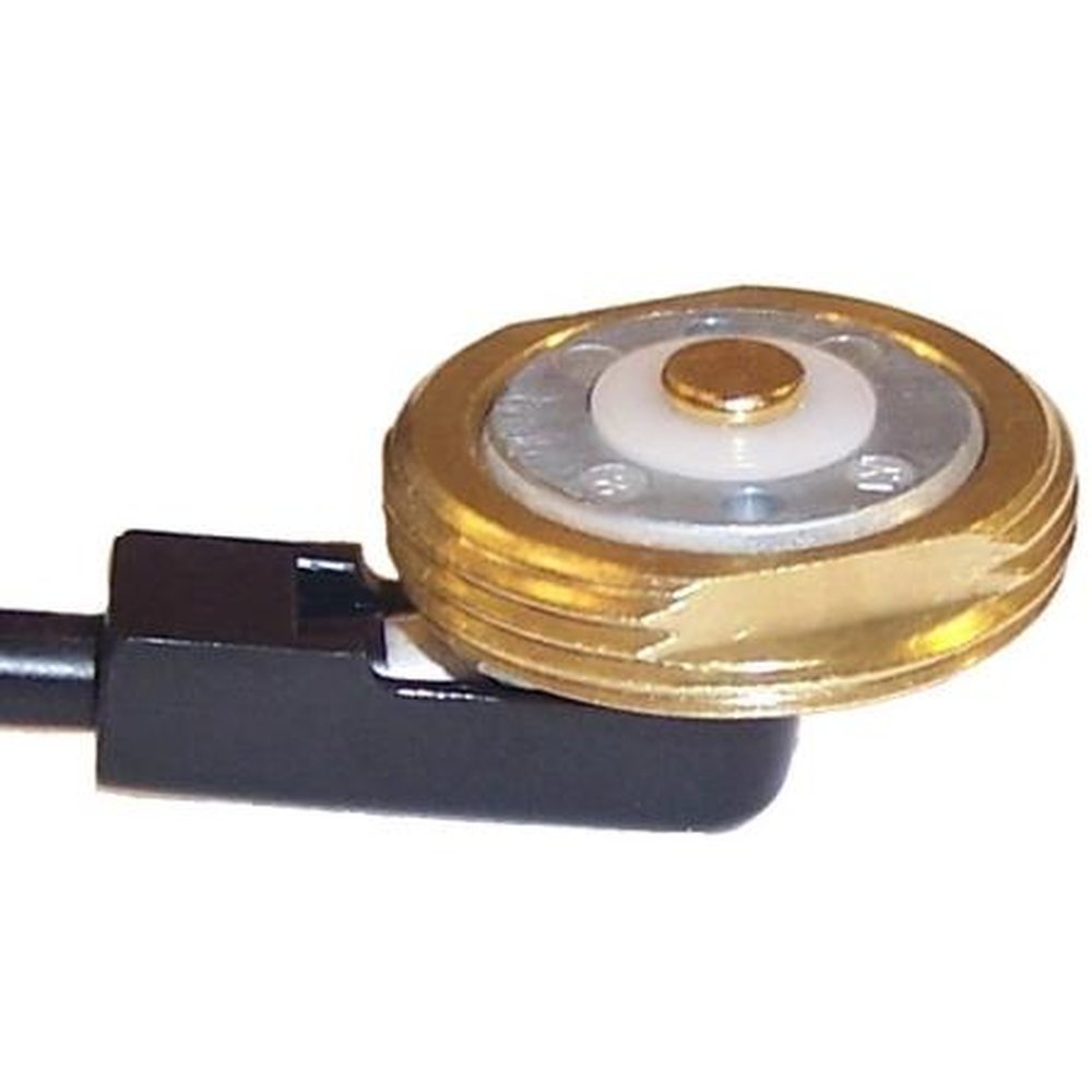 MAXRAD NMO-60-300-M1-A Brass Permanent Body Mount for a 3/4" Hole.Includes 25' RG58/U and Installed Mini-UHF Connector