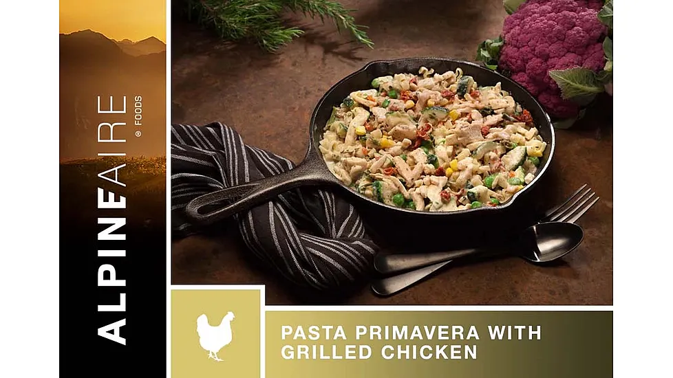 Katadyn Alpine Aire Foods Foods Pasta Primavera With Grilled Chicken