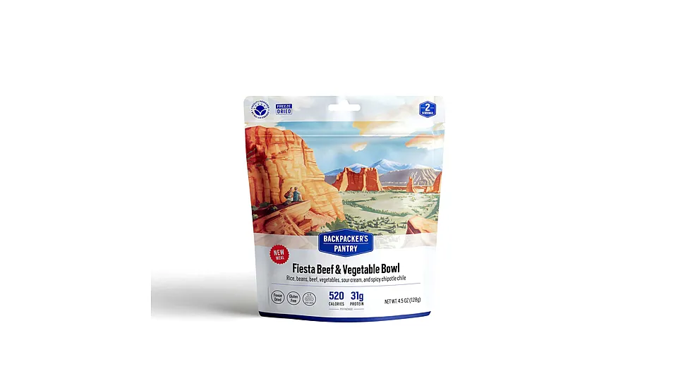 Backpacker's Pantry Fiesta Beef and Vegetable Bowl Dehydrated Food