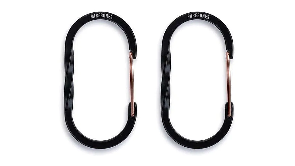 Barebones 2 Pack Medium Wiregate Carabiner