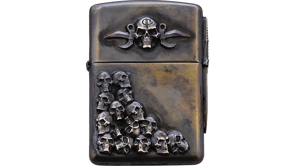 Bastinelli Creations Skulls Zippo Lighter Double