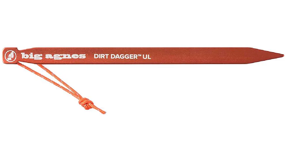 Big Agnes Dirt Dagger UL 6.75in Tent Stake, Pack of 6