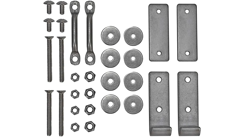 Extreme Max 3005.4089H J Hooks & Footman Loops For Compact Folding Pontoon Ladder, 3005.4089