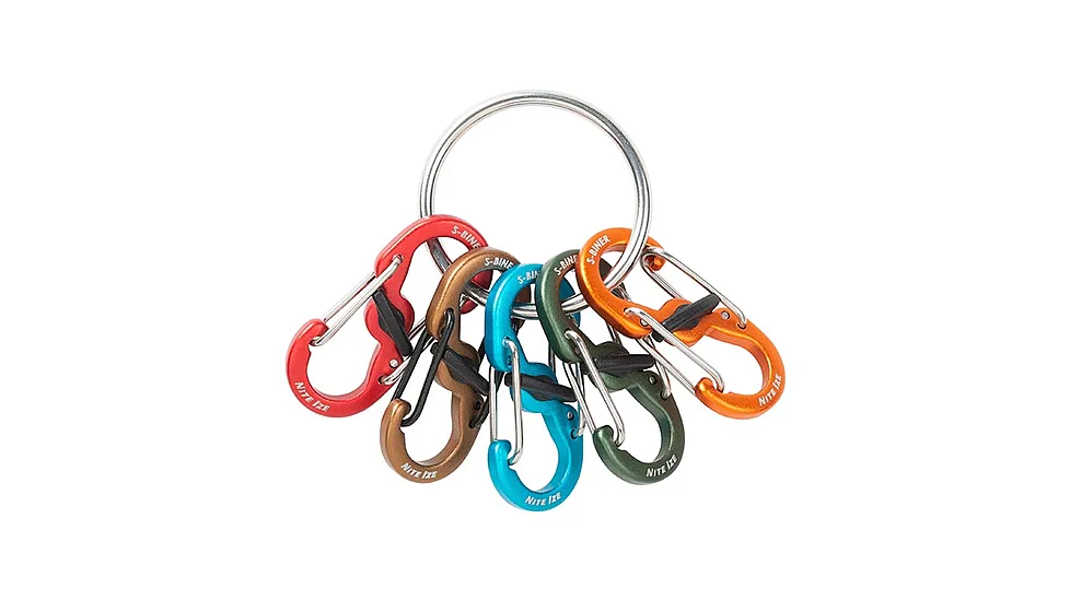 Nite Ize KeyRing Locker S-Biner Aluminum