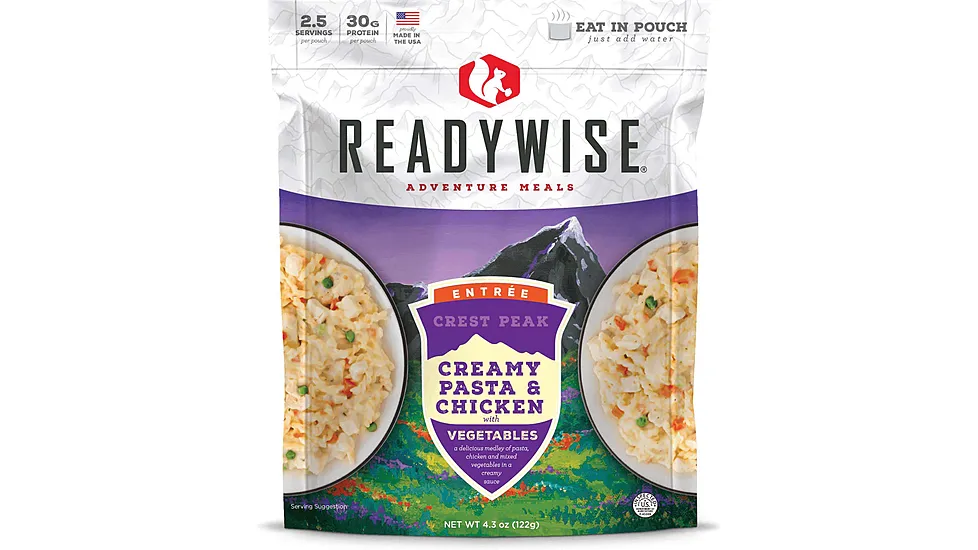 ReadyWise Crest Peak Creamy Pasta & Chicken