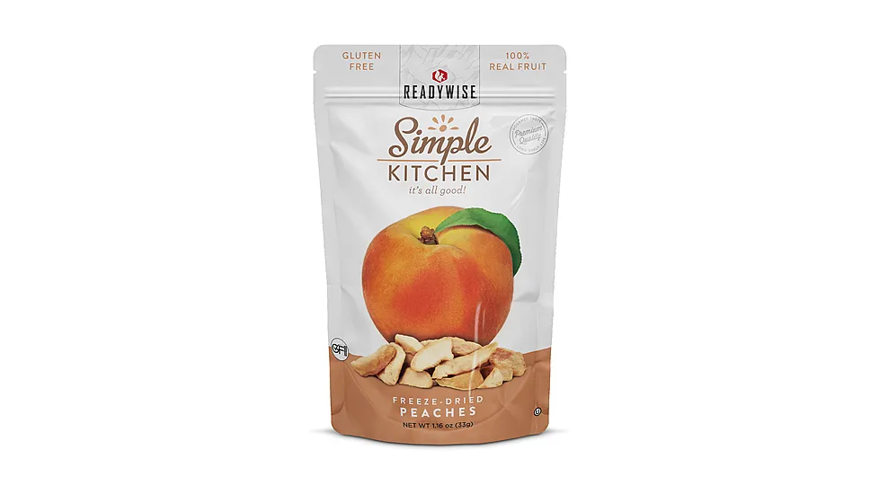 ReadyWise Freeze-Dried Peaches