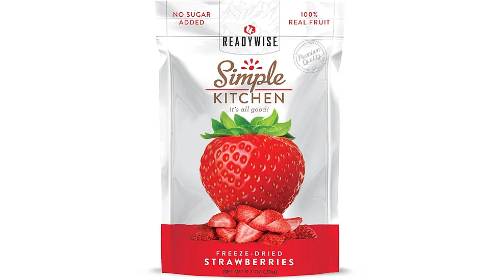 ReadyWise Freeze-Dried Strawberries