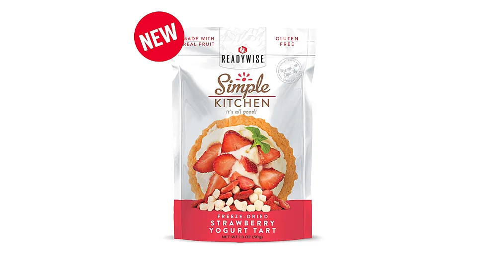 ReadyWise Simple Kitchen Strawberry Yogurt Tart