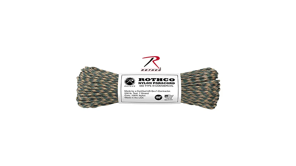 Rothco Nylon Camo Paracord