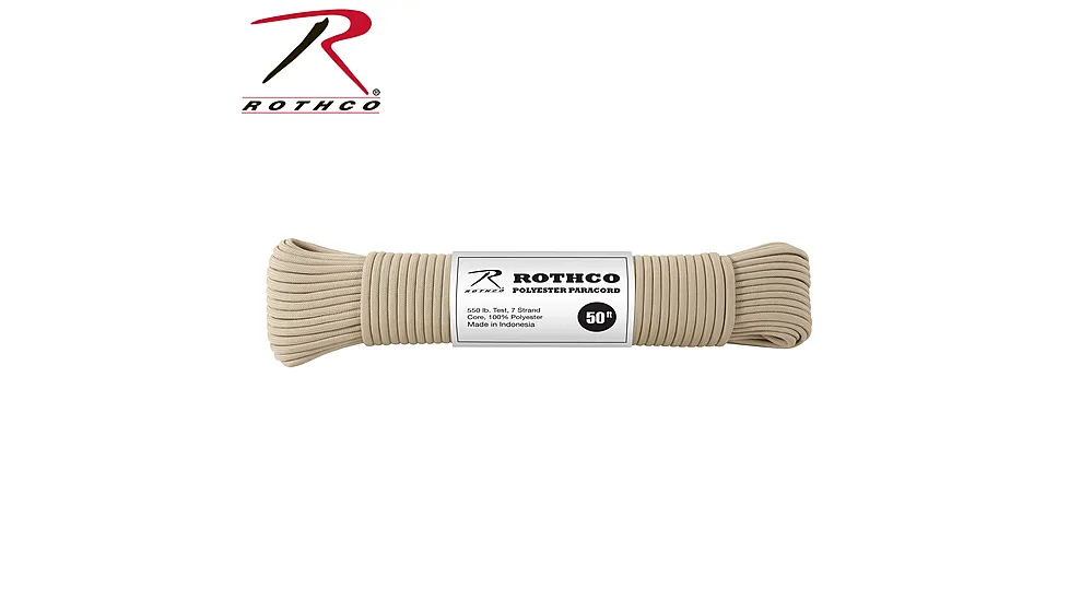 Rothco 550lb Type III Polyester Paracord