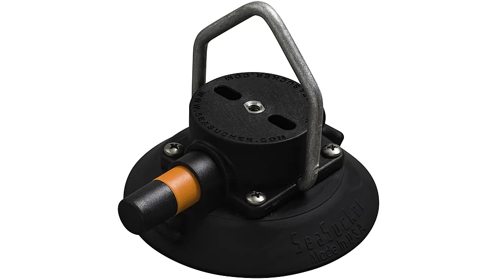 SeaSucker 4.5in SeaSucker Mount w/Flat-Top Stainless Steel D-Ring