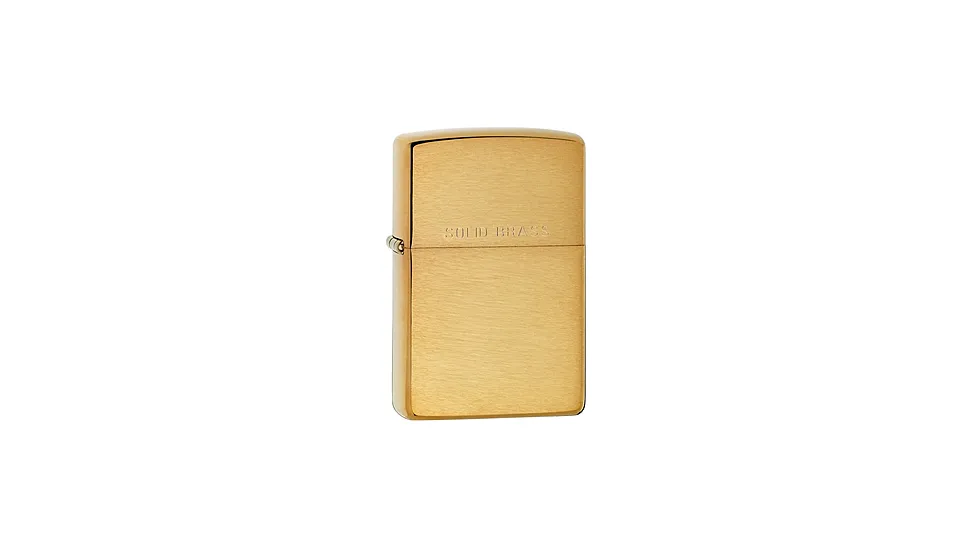 Zippo Classic Style Brushed Brass Lighter